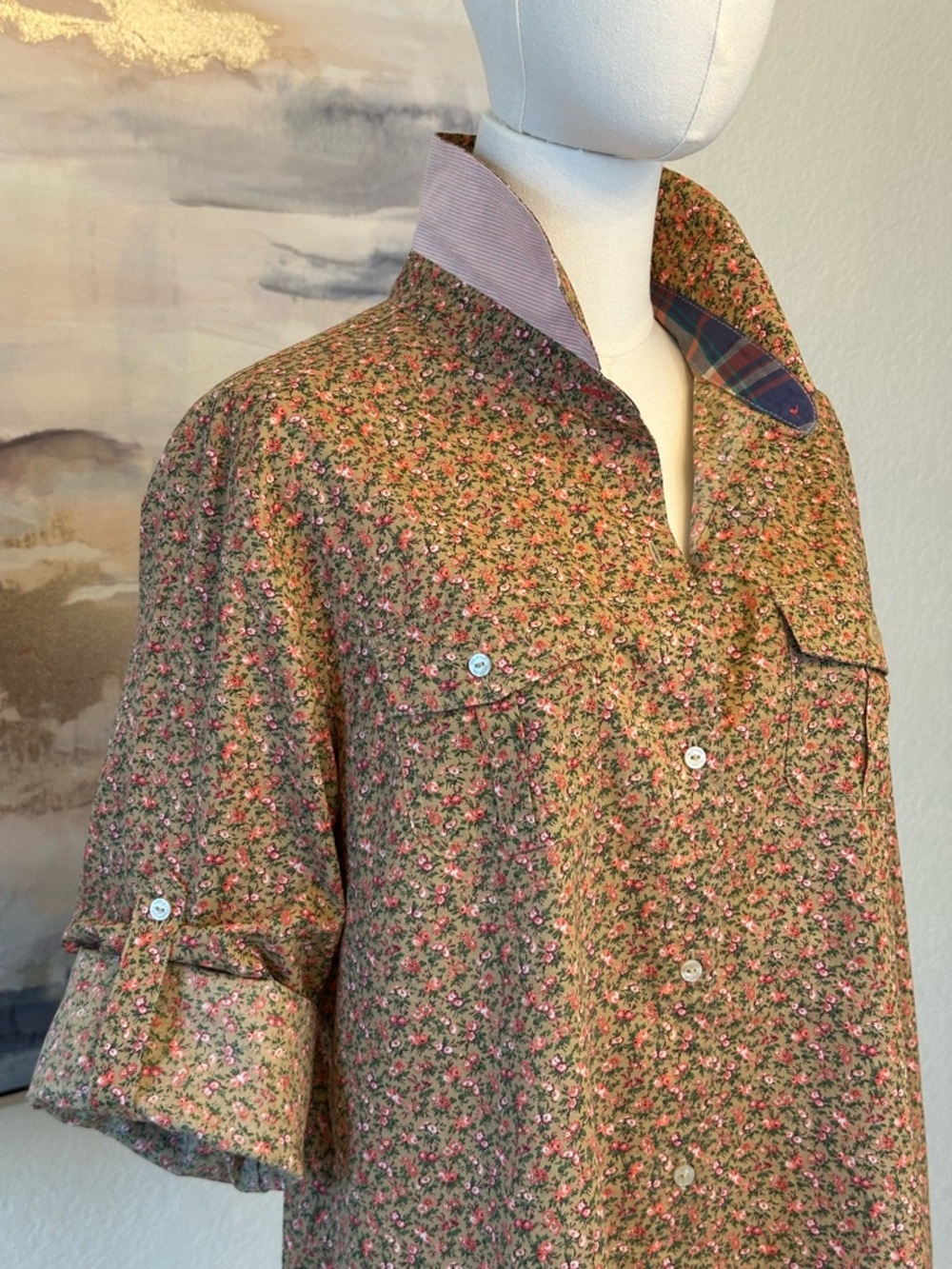 Tommy Hilfiger Floral Button-Down Shirt - Vintage Preppy Cottagecore Boho
(XL) - Picture 3 of 16